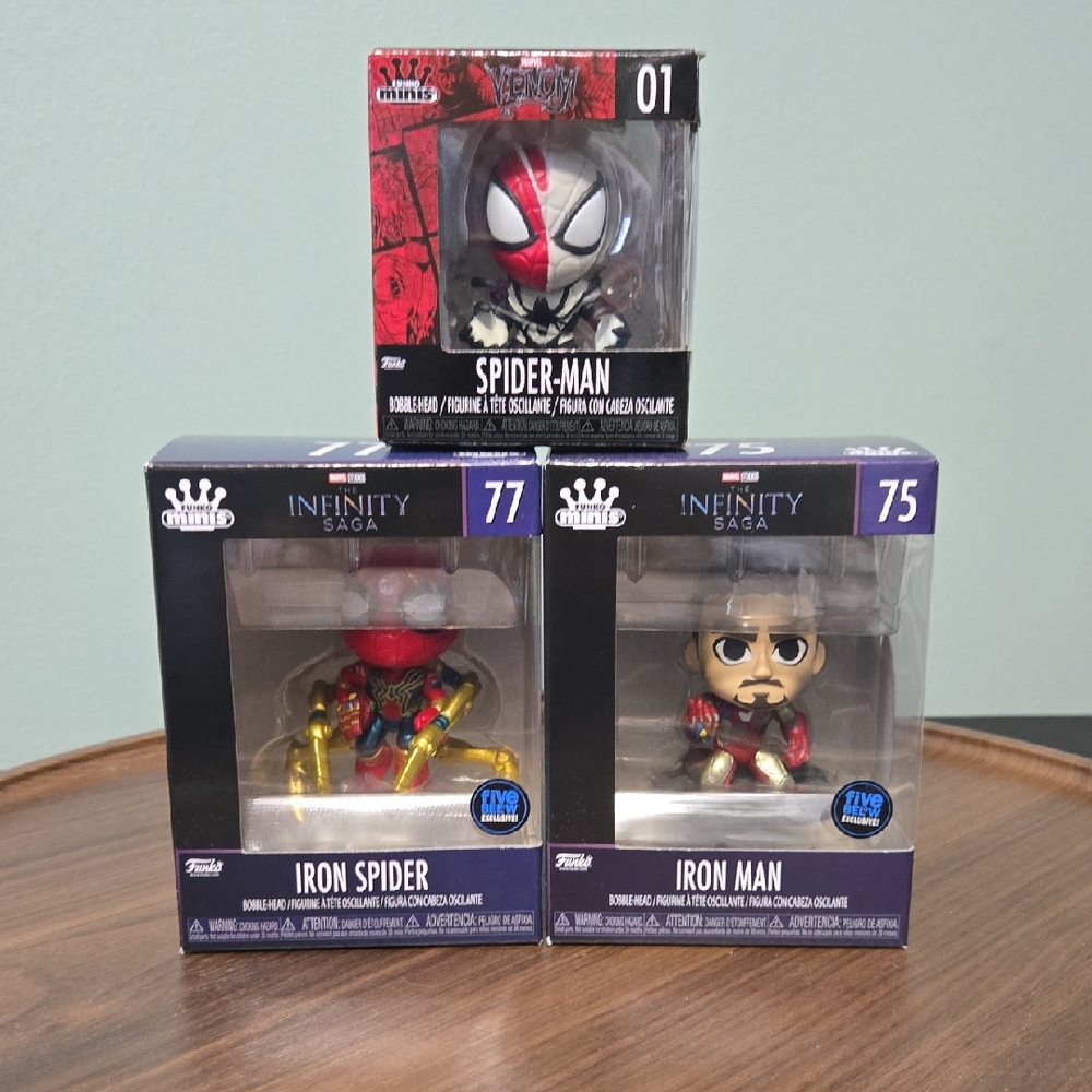 Funko Marvel Spider-Man and Iron Man Collectible Set